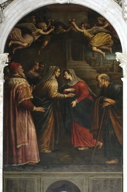  82-Leandro Dal Ponte, detto Bassano-la Visitazione